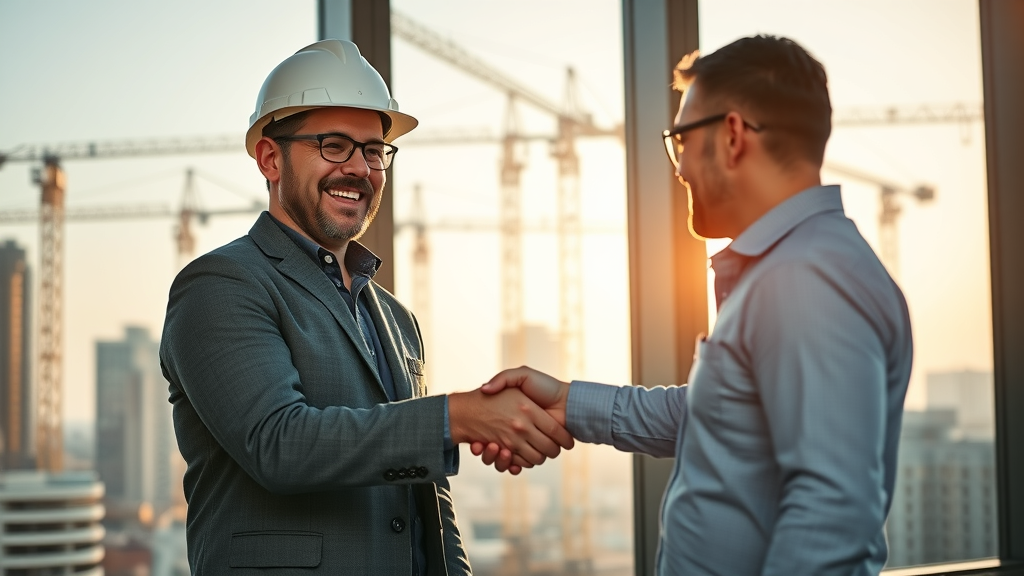 Contractor securing alternative funding through investor partnership