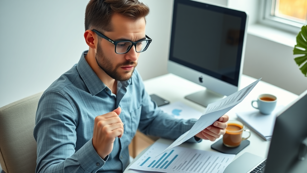 Business owner analyzing alternative financing expert insights and calculating financing rates