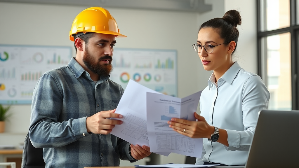 Contractor consulting with CPA to plan financing strategy