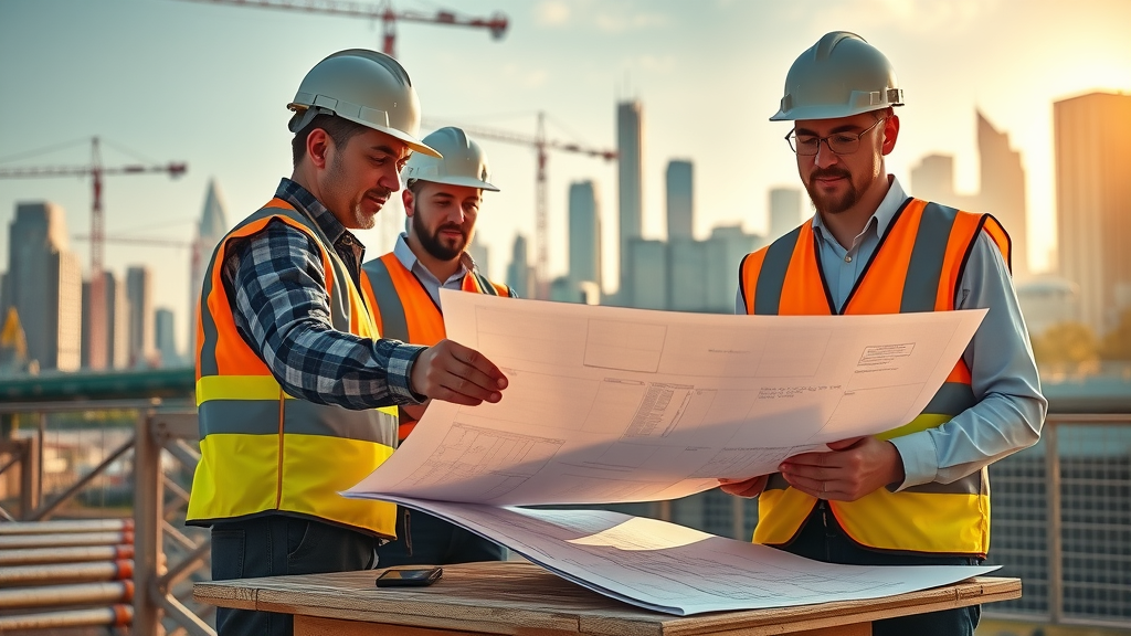 Modern construction site showing contractor alternative funding in action